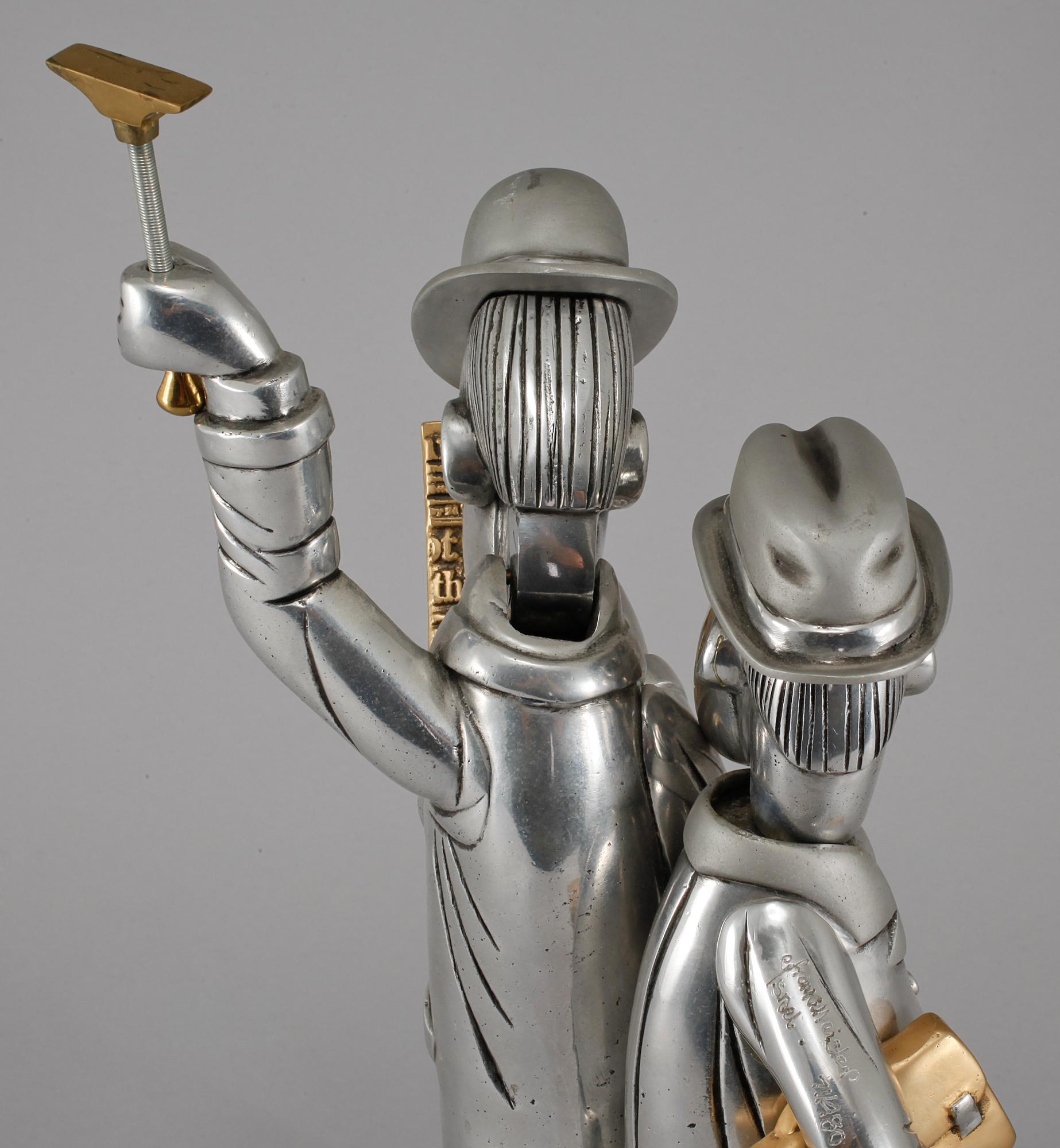 FRANK MEISLER, skulptur, metall, signerad och numrerad 711480.