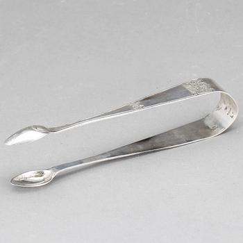 SOCKERTÅNG, silver, Pehr Olof Bäckström, Gävle 1817. Vikt ca 33 gram.