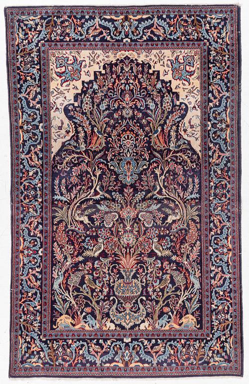 Carpet, Ghom, 210 x 140 cm.