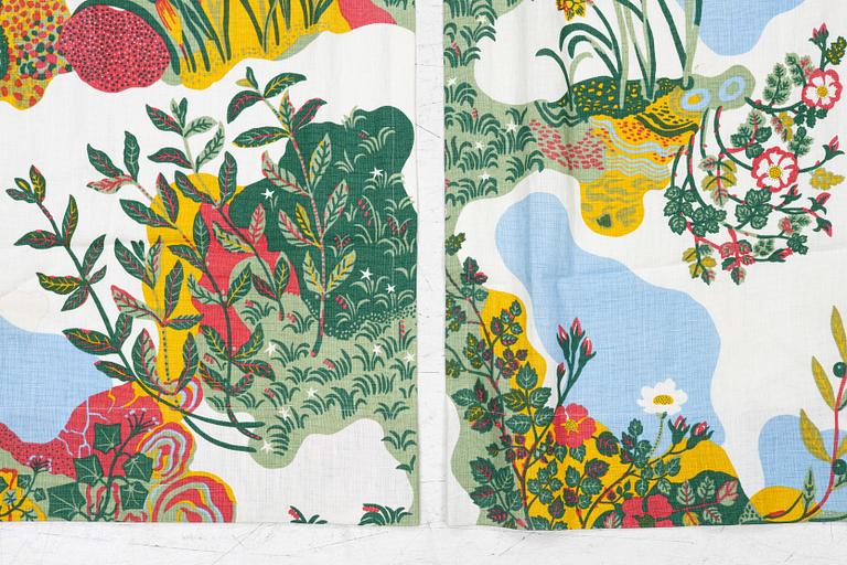 Josef Frank, a pair of 'Anakreon' curtains, Svenskt Tenn.