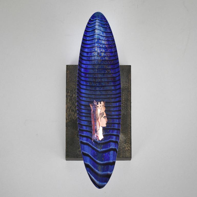 SKULPTUR, glas, Bertil Vallien, Kosta Boda. 1900-talets slut.