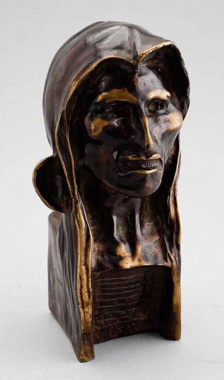 SKULPTUR, okänd konstnär, brons, otydligt sign och dat 1908, numr 22/300.