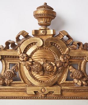 Spegel, av Johan Åkerblad (mästare i Stockholm 1756-99), Gustaviansk.