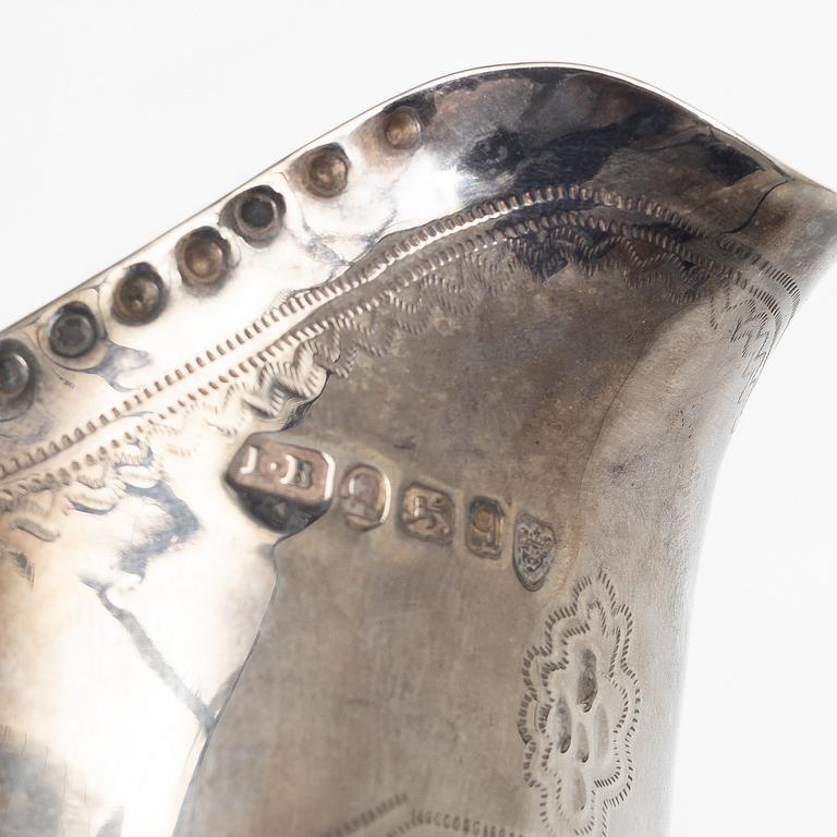 Gräddkanna, silver, London, England, 1791.