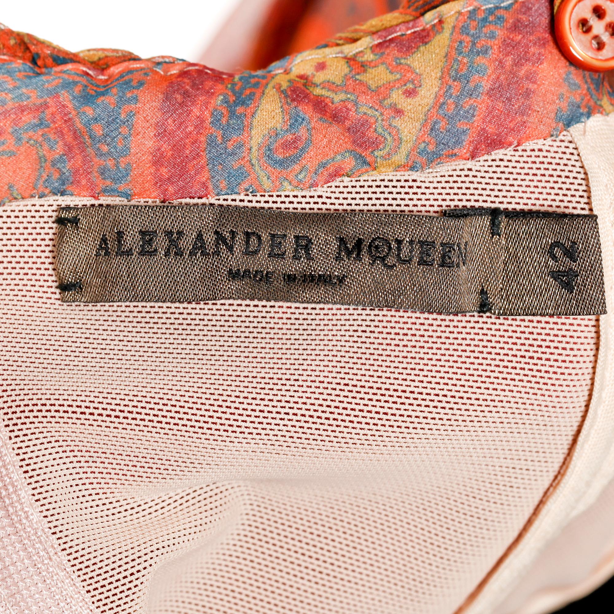 ALEXANDER MCQUEEN, an evening dress.