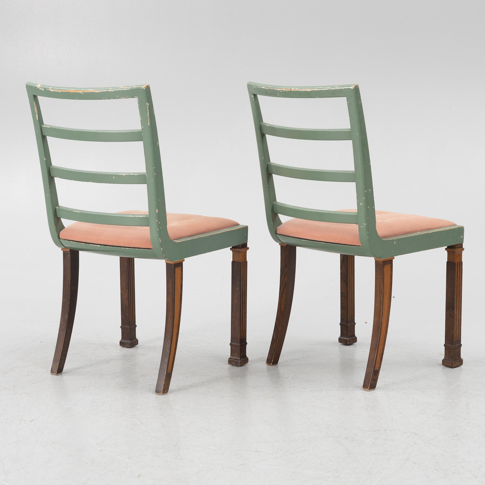 Stolar, ett par, Swedish Grace, 1920-tal.
