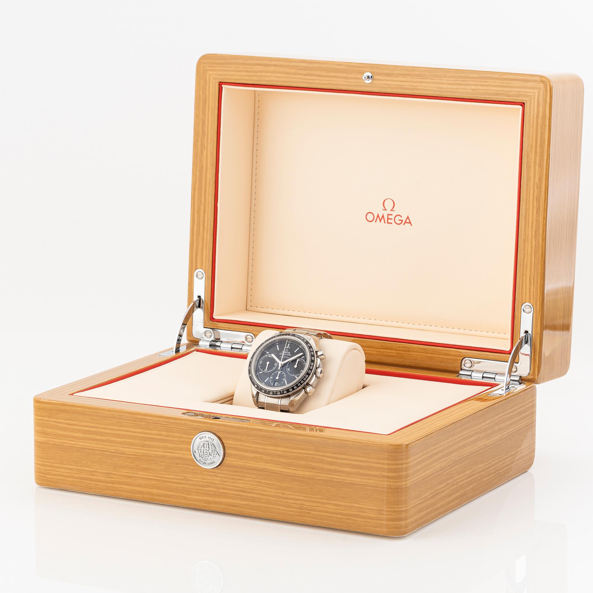 Omega, Speedmaster, Racing, kronograf, armbandsur, 40 mm.