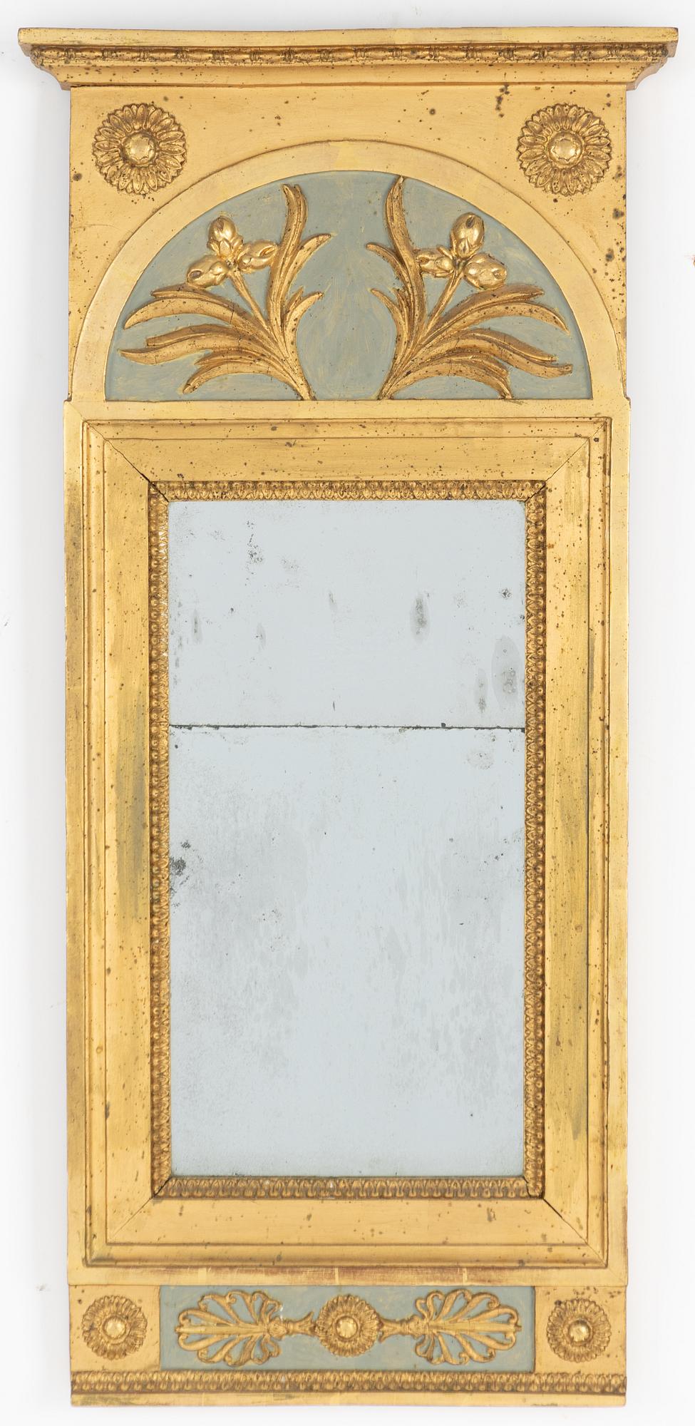 Mirror, late Gustavian, circa 1800.