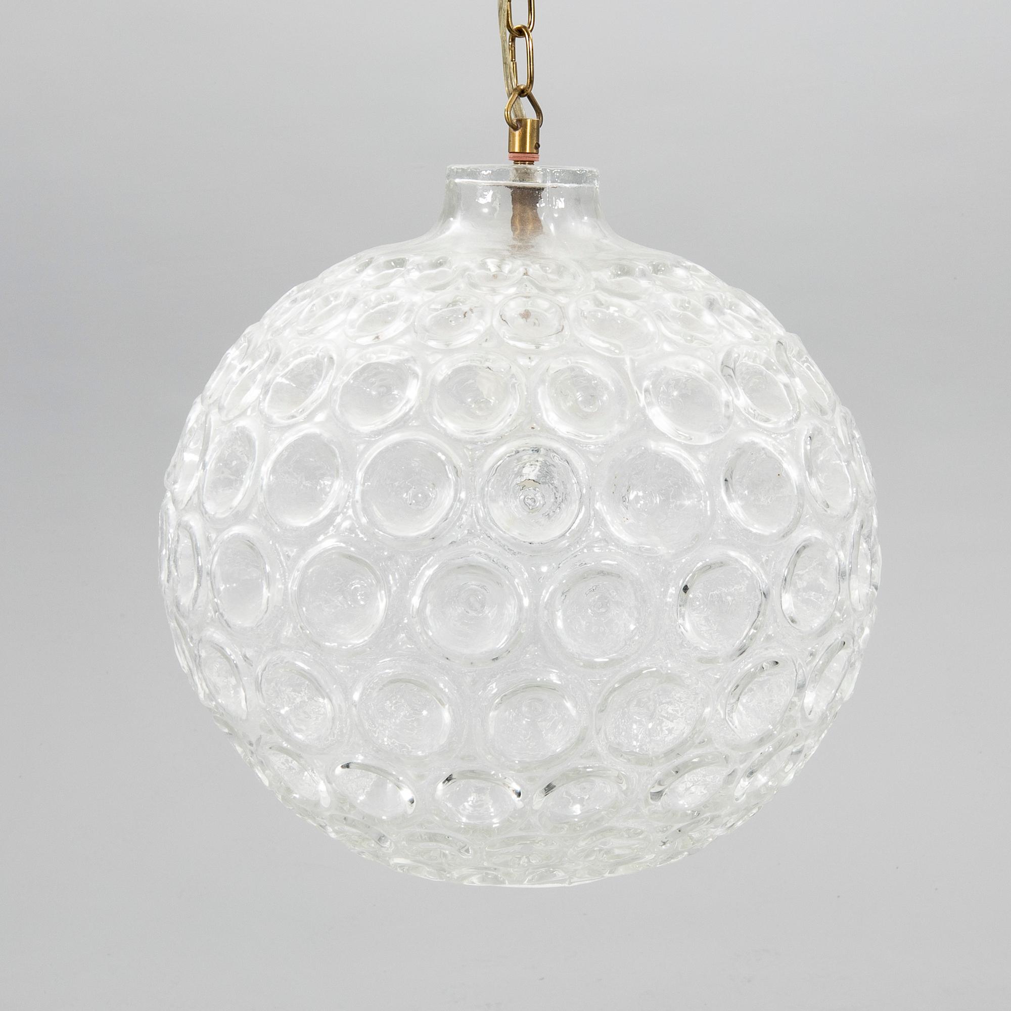 Ceiling lamp from the second half of the 20th century.