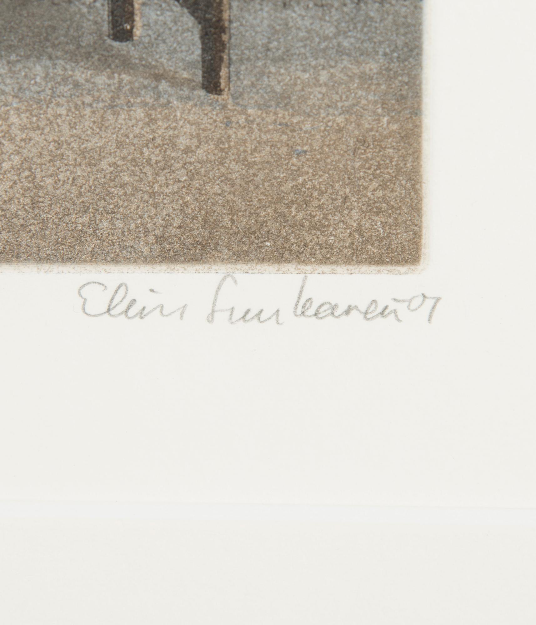 ELINA LUUKANEN, etsning och akvatint, signerad, daterad -01 och numrerad 31/80.