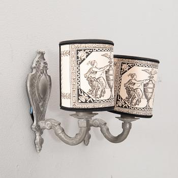 Wall sconces, a pair, France, 20th century.