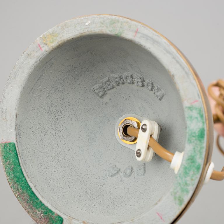 GOLVLAMPA, Bergboms, 1900-talets mitt.