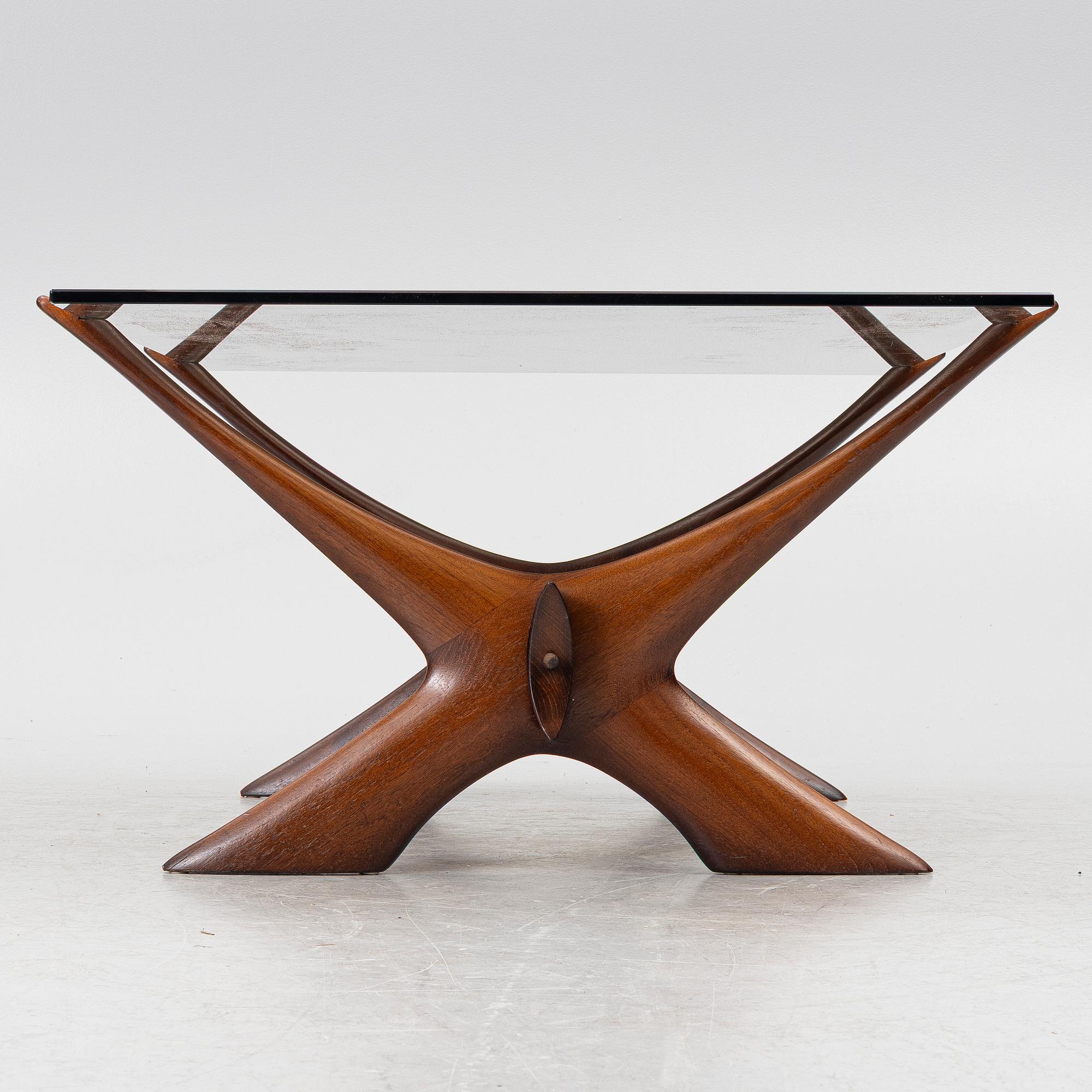 Fredrik Schriever-Abeln, coffee table, "No. 9", Örebro Glassworks, 1960s.