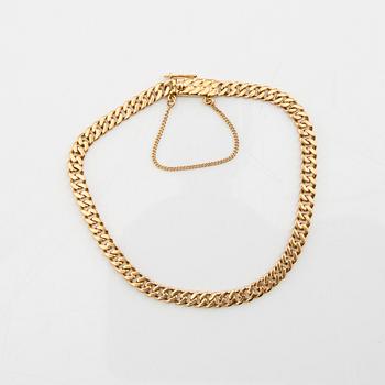Bracelet, curb link 18K gold, G. Dahlgren & Co Malmö 1930.