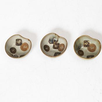 Sake-servis, sju delar, stengods, Japan, 1900-tal.