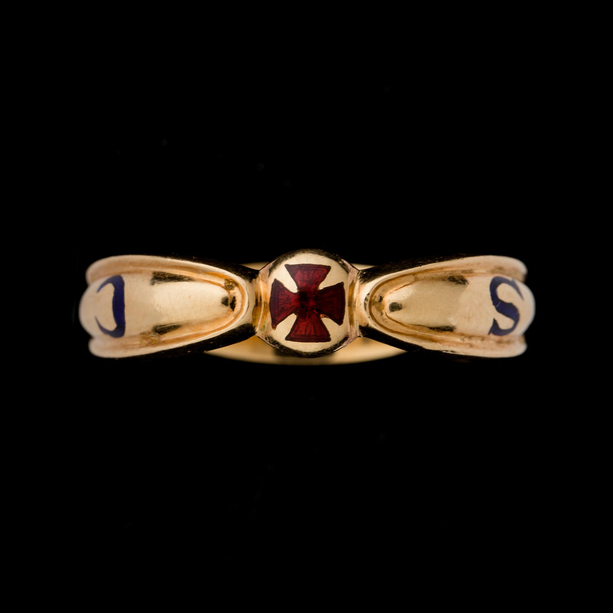 RING, 18K guld, Guastav Dahlgren, Malmö 1970. Vikt ca 9,5 gram.