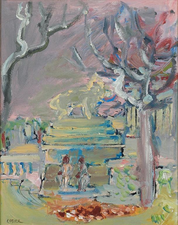 DANIEL LEBIER, olja på duk. Sign. Dat 76 a tergo.