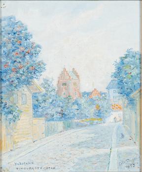 Erik Tryggelin, "Hovslagaregatan, Vadstena".