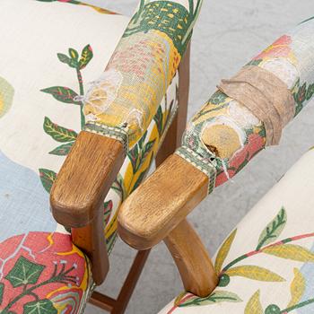Josef Frank, a pair of model 695 armchairs, Svenskt Tenn.