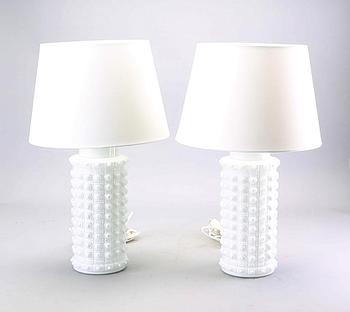 Helena Tynell, a pair of glass table lamps for Luxus.