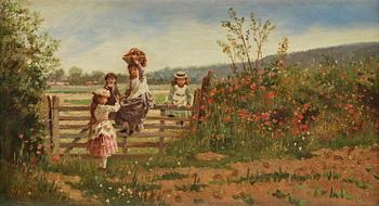 659. Alexander Mark Rossi, "Children by the Stile".