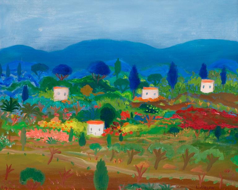 Lennart Jirlow, Blånande berg, Provence.