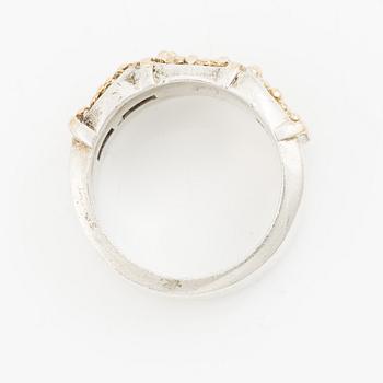 Sven-Erik Högberg, ring, sterlingsilver, Göteborg 1983.