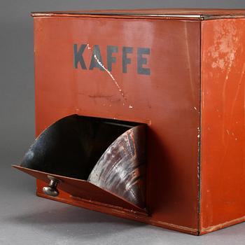 KAFFEBOX, plåt, 1900-talets första hälft.