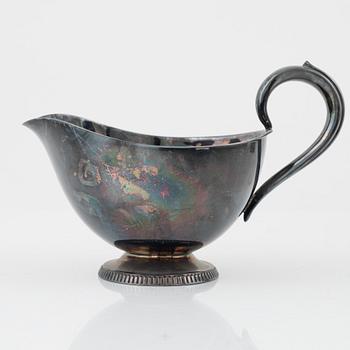 Five silver items, including beaker by Herman Hermansson, Marstrand, Sweden, 1796.