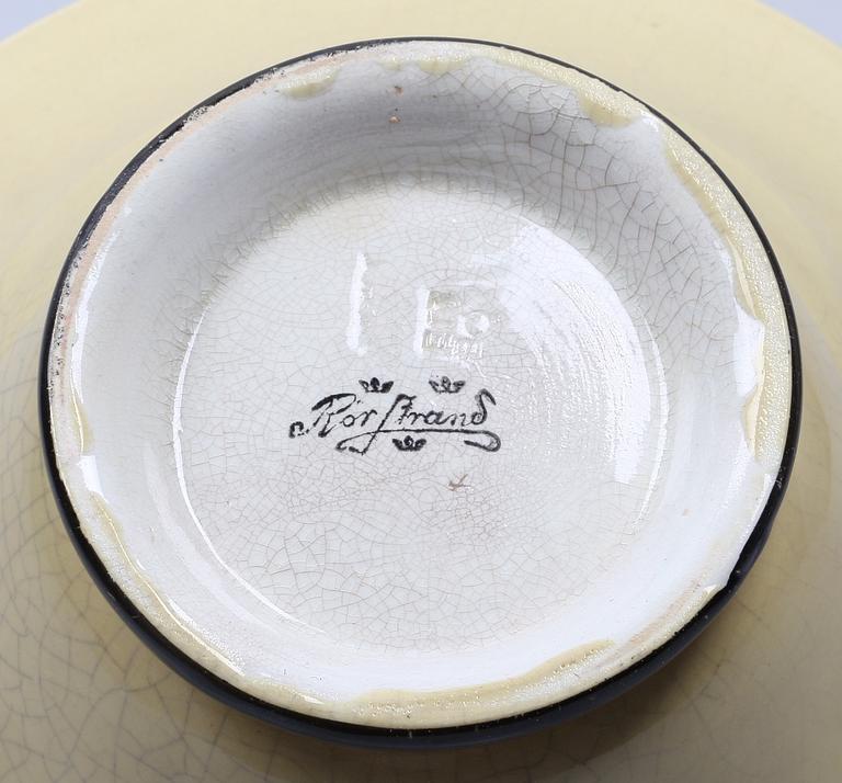 PARTI KERAMIK, 3 delar, porslin samt flintgods, Gustavsberg, Rörstrand samt Gefle.