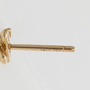 Tiffany & Co, örhängen, "Cross Stitch", 18K guld.