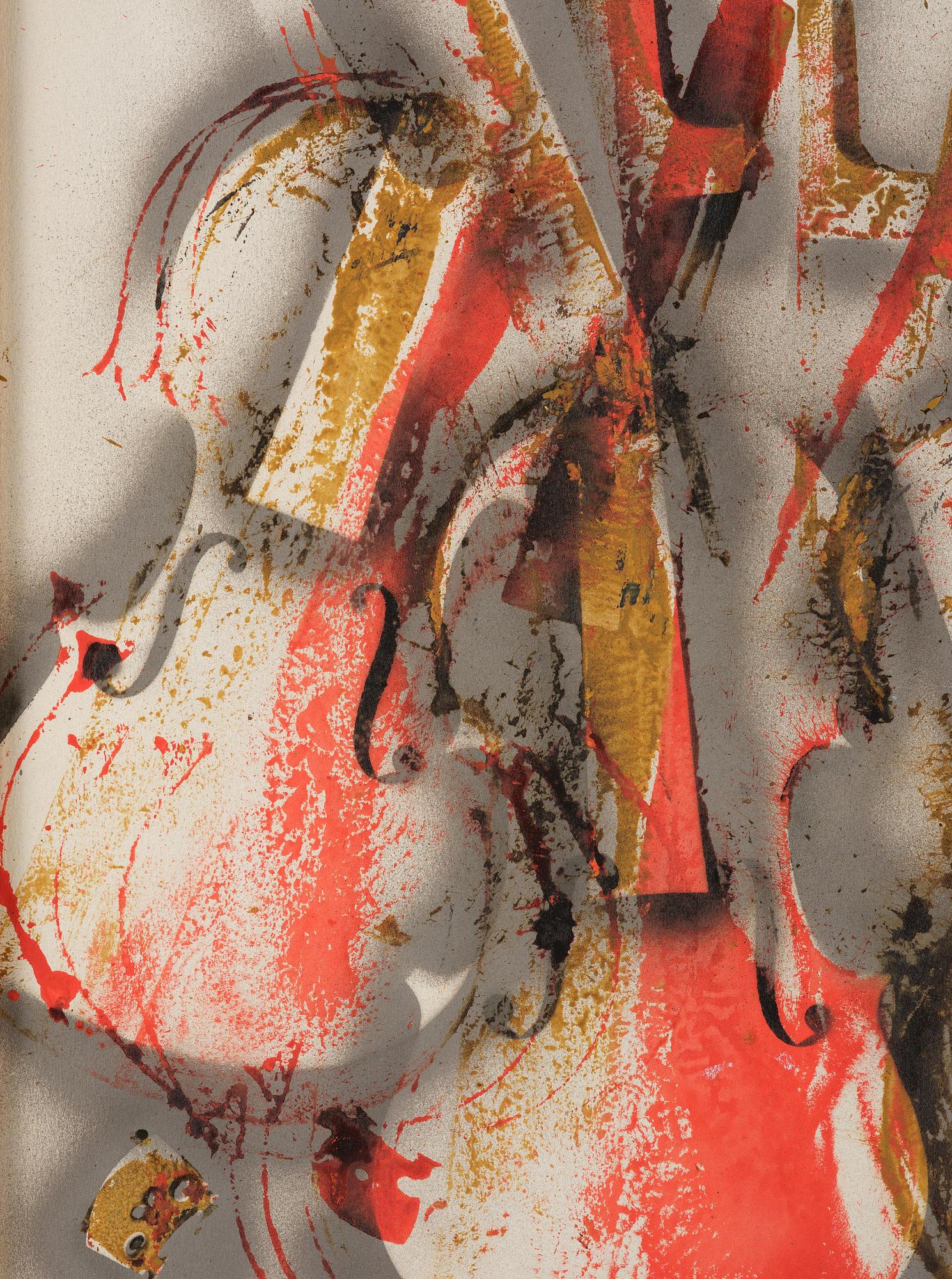Arman (Armand Pierre Fernandez), "Orange and Grey Concerto".