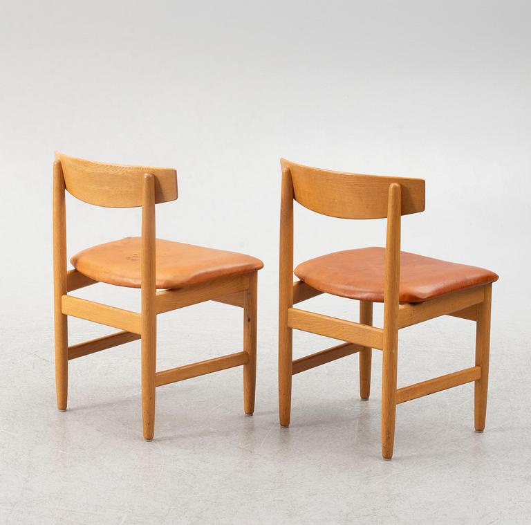 Børge Mogensen, six chairs, "Öresund", Karl Andersson & Söner, Huskvarna.
