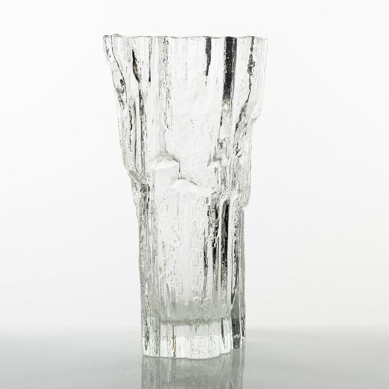 Tapio Wirkkala, vase, glass, "Marmora", model 3544, Iittala, 1970s.