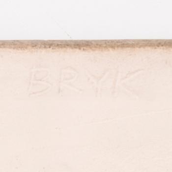 RUT BRYK, reliefiä, 4 kpl, kivitavaraaa, signeeratut.