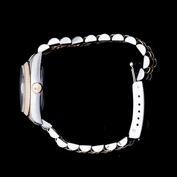 DAMARMBANDSUR, Rolex, Oyster Perpetual, Datejust, stål/guld. Trol 1990-tal.