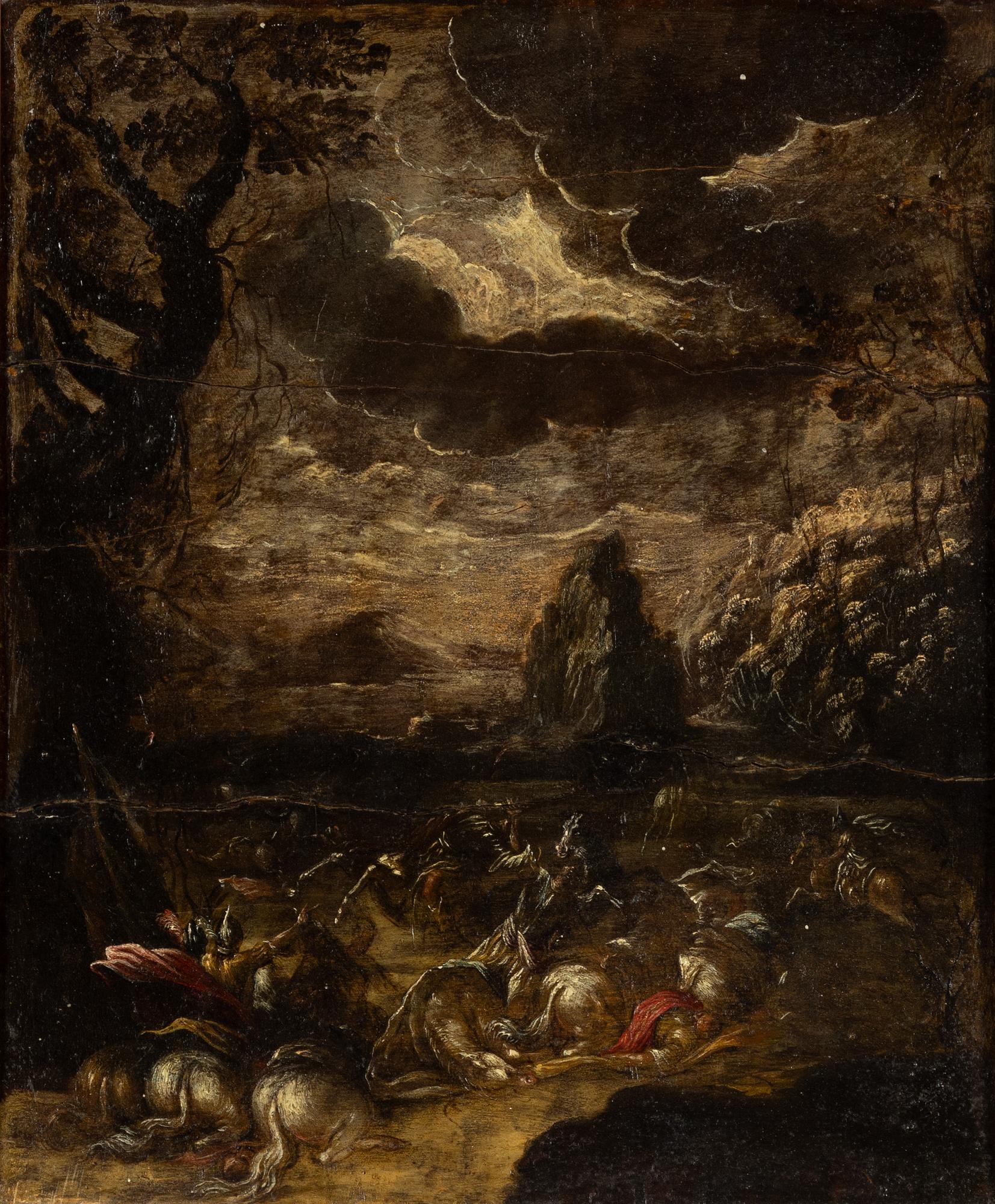 Italiensk skola, 1600-tal, Slagfält.