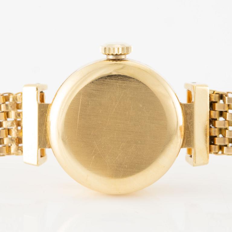 Certina, 18K guld, länk i 18K guld, armbandsur, 17 mm.