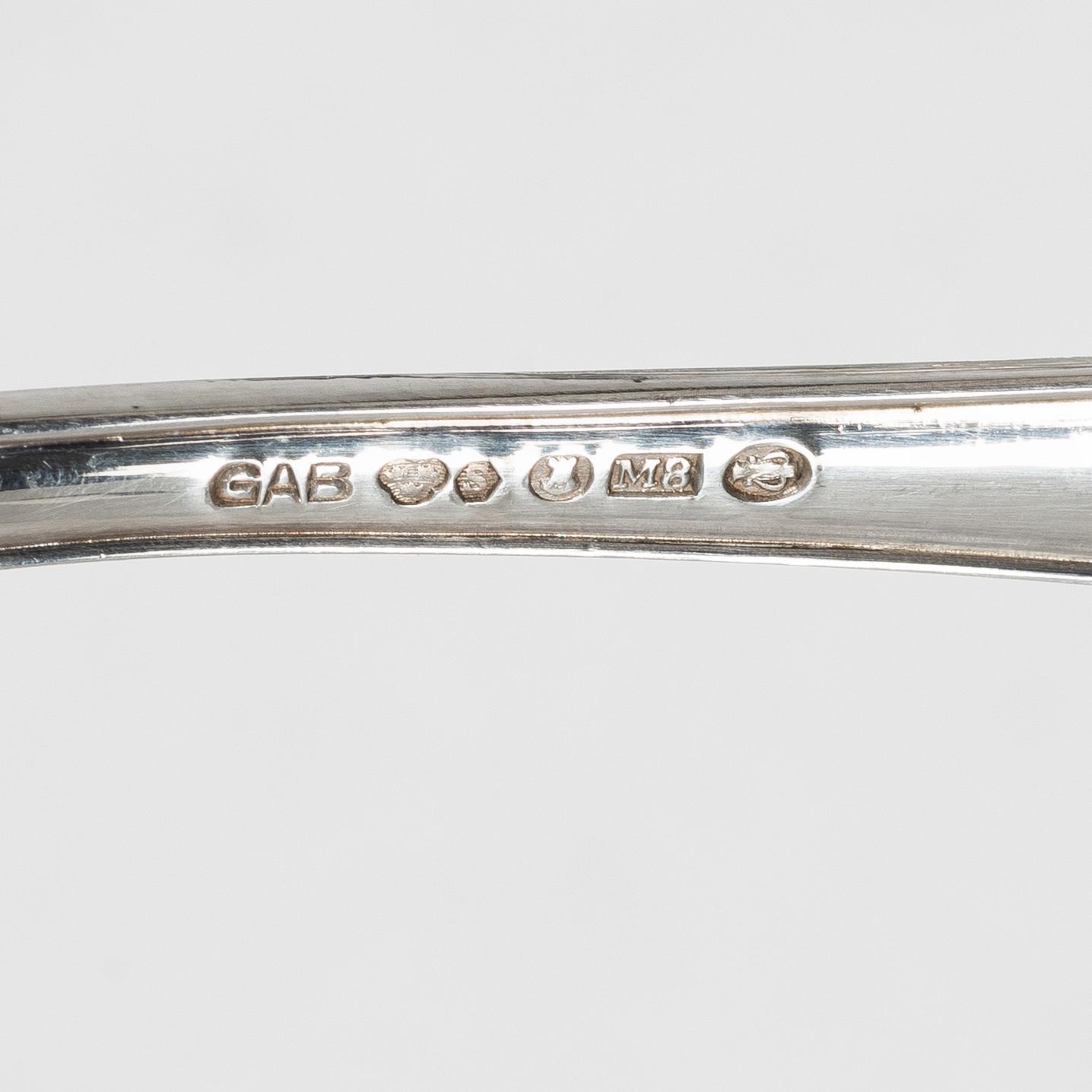 Cutlery set, 93 pieces, silver, “Vasa”, including GAB, Stockholm, 1938.