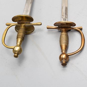 Two 19th century swords marked Solingen.