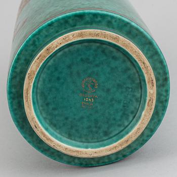 WILHELM KÅGE, an "Argenta" stoneware vase, Gustavsberg, Sweden.