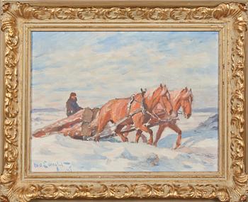 ALEXANDER LANGLET, olja på duk, signerad samt daterad 47?.