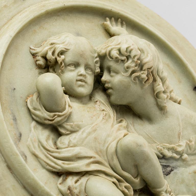 EDWARD WILLIAM WYON, efter, väggrelief.