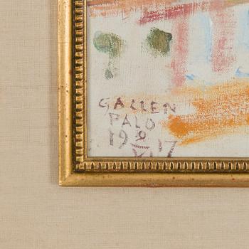 AKSELI GALLEN-KALLELA, VY FRÅN TERRASSEN.
