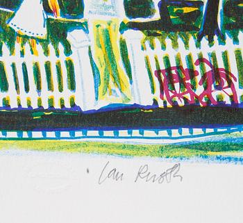 IAN RUSTH, litograph in colours, signed and numbered 23/120.
