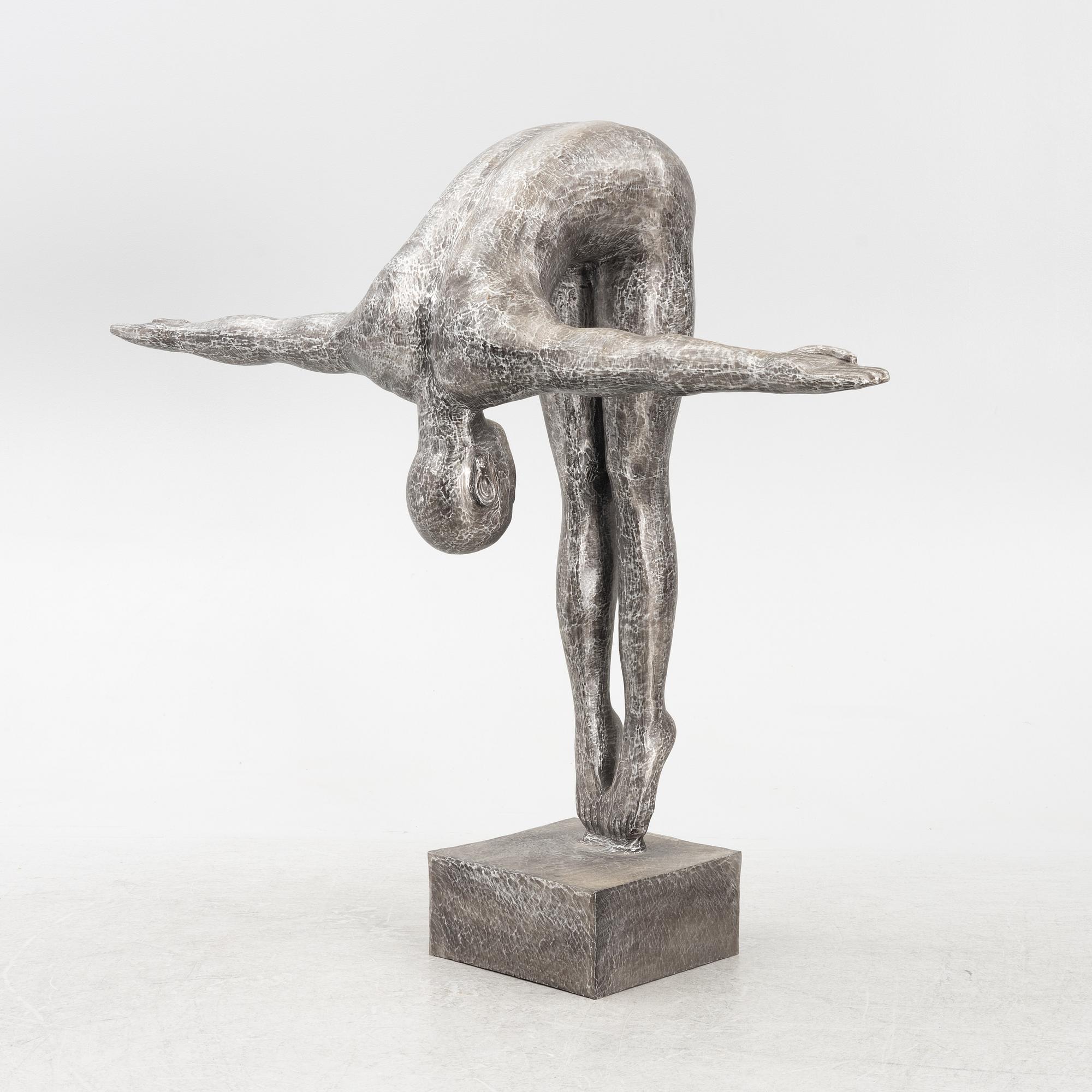 Dekorativ skulptur, patinerad aluminium, Art People Gallery Paris.