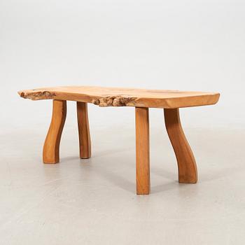 Carl-Axel Beijbom, coffee table/bench, own workshop, Simlingegården Klagstorp, signed and dated 1967.