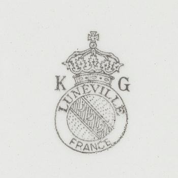 Servisdelar, 121 st, Lunéville, Frankrike, 1900-tal.