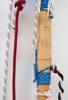 Tobias Madison & Kasper Muller, bamboo, ropes. Executed in 2010.