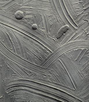 ALFRED BOMAN, "More Grey Less Boredom", signed a tergo, executed in 2012. Acrylic and spray paint on canvas.